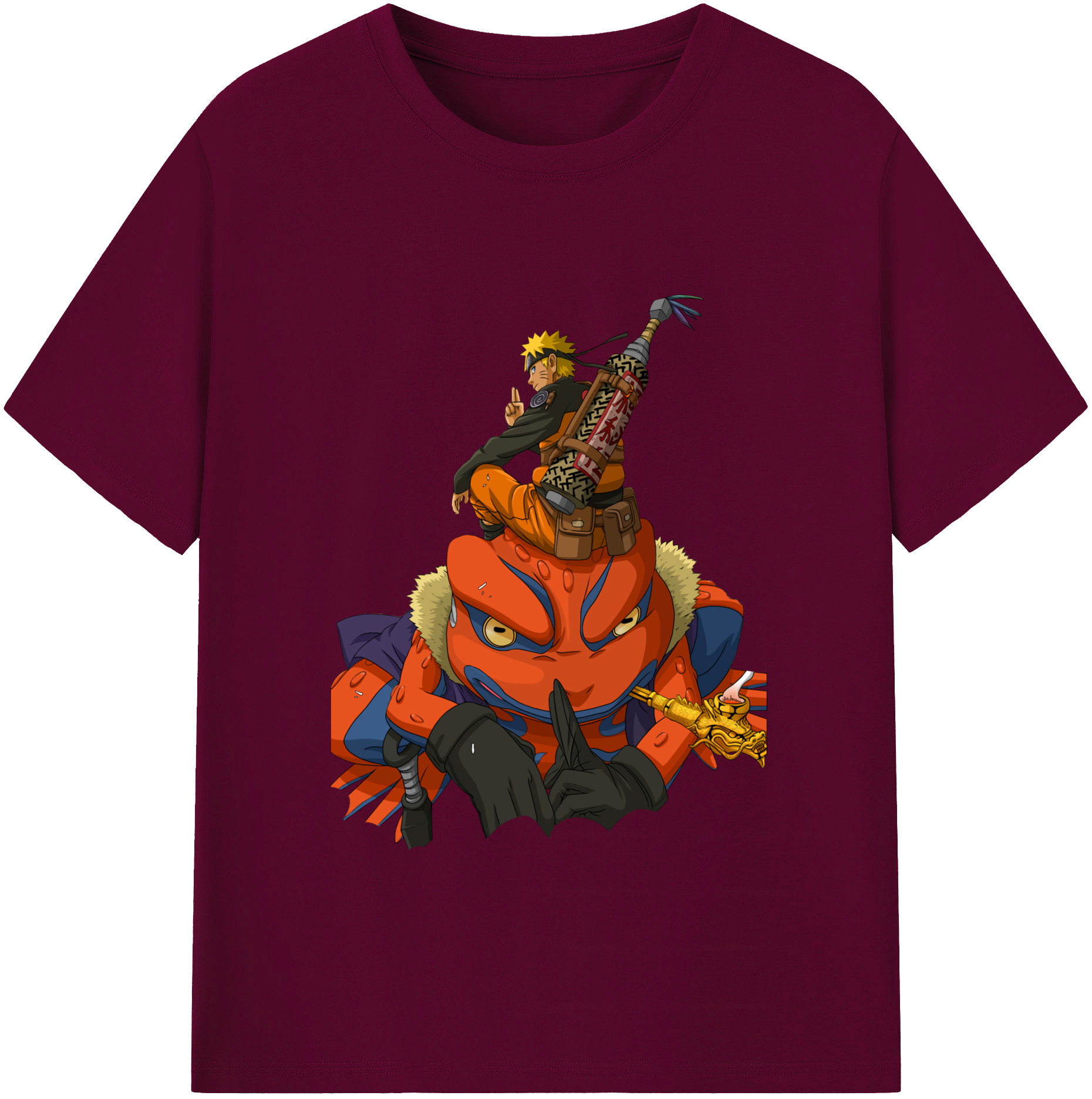 （画像用） NARUTO -ナルト- うずまき ナルト Uzumaki Naruto レディースカジュアルプリントTシャツ（綿100％）